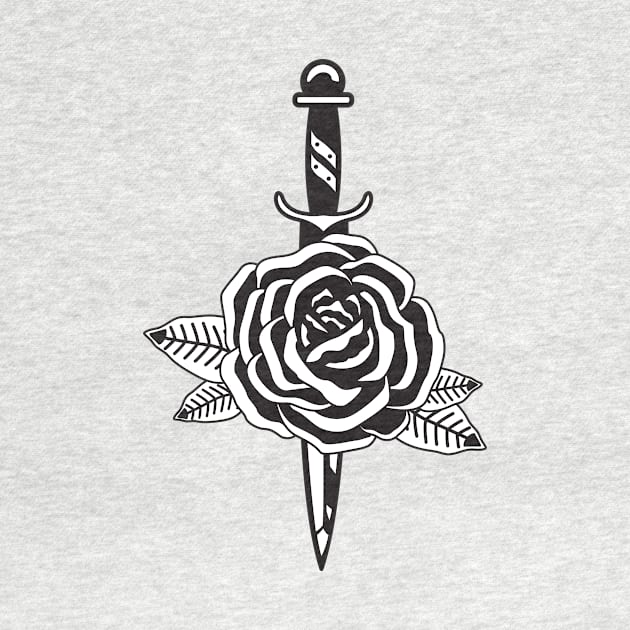 Rosa Dagger (Printed on back) by JosanDSGN